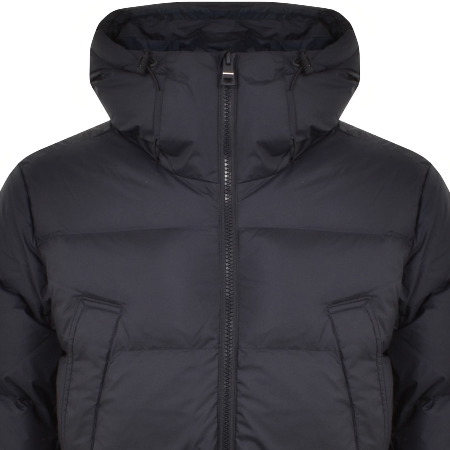 Tommy Hilfiger Quilted Down Parka Coat Navy